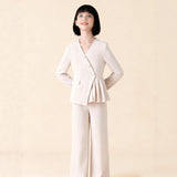 5-14Y Kid Girls Suit Fashion Suit Casual School Suits 2 Pcs Set