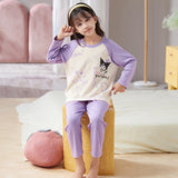 Kid Baby Girl Cotton Thin Parent-child Homewear Pajamas