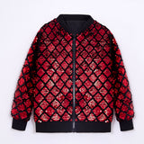 1-12T Kid Baby Boy Girl Plaid Sequined Performance Party Versatile Coats Jacket