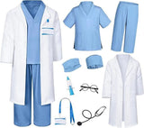 Children's Surgical Clothing Medical Clothing White Coat Children's Doctor Playing Nurse Clothing Baby