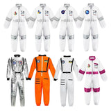 Kid Boy Girl Halloween Cosplay Costumes Astronaut Holiday Party Suits 4 Pcs Set