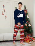 Family Matching Christmas Parent-child Polar Bear Letter Print Pajamas