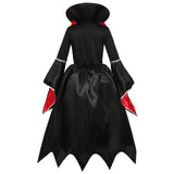 Children's and Women's Vampire Dresses, Halloween Red Pleats Suck, Holiday Party Costumes