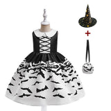 Halloween Dress Pumpkin Witch Cos Cartoon Dress Festival Costume