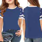 American Independence Day Kid Boy Girl Crew Neck Loose T-shirt