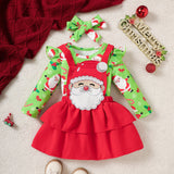 Baby Girl Infant Christmas Cartoon 2 Pcs Sets