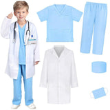Children's Surgical Clothing Medical Clothing White Coat Children's Doctor Playing Nurse Clothing Baby