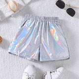 Kid Baby Girl Summer Fashion Colorful Gradient Casual Shorts Pants