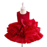 Baby Girl Princess Fluffy Cake Performance Dress