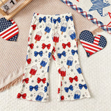Independence Day USA Kid Girl Suspender Flared 3 Pcs/ Set