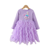 Kid Girl Princess Plus Velvet Thickened Birthday Dresses