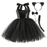 1-10Y Kid Baby Girls Princess Halloween Animal Party Ballet Dresses
