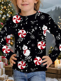 New Girls Cute Casual Fashion High Quality Christmas Women's Long Sleeves