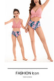 Parent-child Swimsuit Family Wear New Bikini Beach Pants Elastic Waist Swimsuit