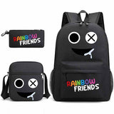 Rainbow Friends 3pcs Set Backpack Cartoon School Bag Set