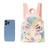 Cute Butterfly Fashion Backpack Mini Waterproof Sequin School Bag