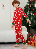 Family Matching Christmas Parent-child Long-sleeved Pajamas