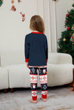 Family Matching Christmas Parent-child Santa Claus Snowflake Letter Print Loungewear Pajamas