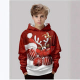 2-12T Kids Boy Girl Christmas Snowman Fashion Winter Hoodie