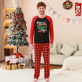 Family Matching Parent-child Christmas Loungewear Plaid  Printed Pajamas