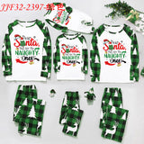 Family Matching Parent-child Loungewear Christmas Stitching Pajamas