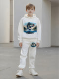 Children's Hooded Sweater Set Children's Casual Set