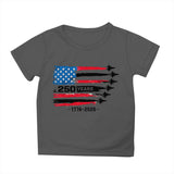 Kid Girl Boy 250th Anniversary Independence Day Printed Comfortable Casual T-Shirt