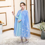 Kid Girls Shawl Aisha Cape Frozen Princess Warm Coats