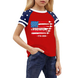 Kid Boy Girl USA Independence Day 250th Anniversary Short Sleeve T-Shirt Tops