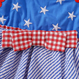 Baby Girls Summer Independence Day Flying Sleeves Suspender Dresses