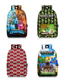 Minecraft Legends My World Backpack High Capacity Student Schoolbags
