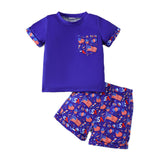 Baby Boy Independence Day Casual Short Sleeve 2 Pcs Set