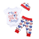 Baby Girl Independence Day New Letter Printed Set