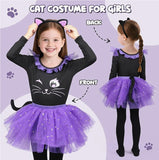 2-6T Kid Baby Girl Halloween Costume Cosplay Tutu Playfu Dresses Set