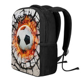 Kid School Bag Creative Football Portable Backpack