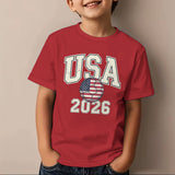 Kid Boy Girl USA Independence Day 250th Anniversary Fashion Summer T-Shirt