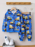 Children's Baby Cool and Handsome Two-piece Trendy Sweater Set Autumn Clothes