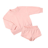 Kid Baby Boy Girl Autumn Winter Suit Short Sports 2 Pcs Sets