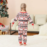 Family Matching Parent-child Loungewear Christmas Plaid Splicing Pajamas