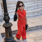 Kid Baby Girl Summer Suit Casual Fashion 2 Pcs Set