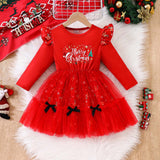 1-8Y Kid Girls Spring Autumn Halloween Stitching Dresses