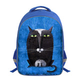 Kid Boy Student Cartoon Cat Cute Cartoon Backpack Schoolbag