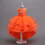 Kid Girl Tutu Multi-layer Mesh Wedding Flower Performance Dress