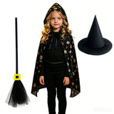 Kid Adult Halloween Hooded Cape Holiday Show Up