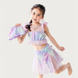 Kid Baby Girls Mermaid Swimsuit Cute Fishtail Performance Swimwear