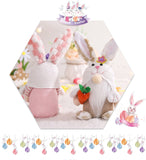 Easter Decorative Plush Rabbit Ears Doll Decorative Ornaments