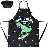 Kid Boy Girl Dinosaur Printing Anti-fouling Cooking Baking Painting Apron