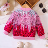 Kid Girls Autumn Winter Mlticolor Printed Zipper Baseball Uniform Coat