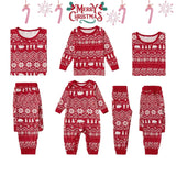 Family Matching Christmas Home Parent-Child Printed Pajamas