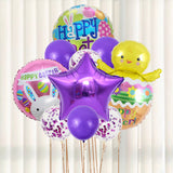 Easter Balloon Bunny Shell Chick Aluminum Festival Party Decoration